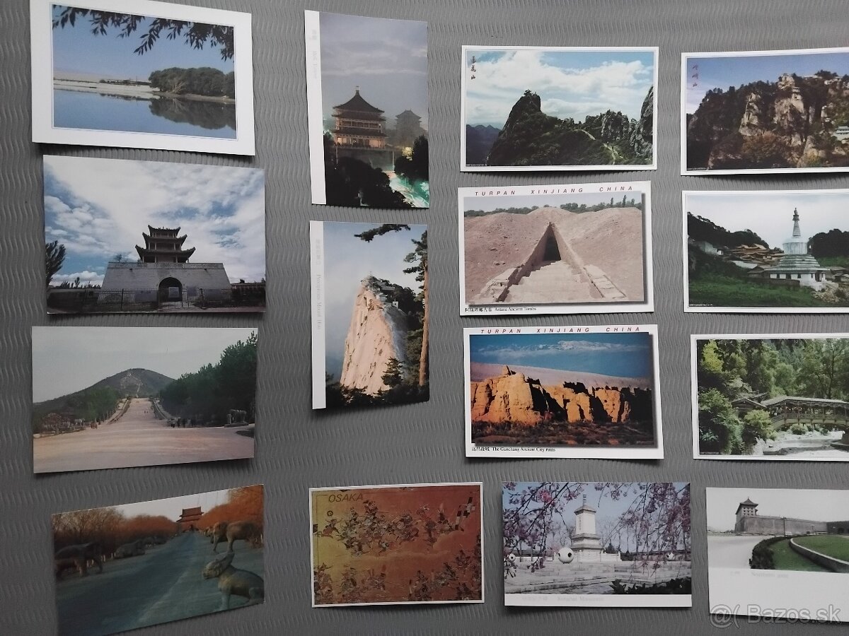 Pohľadnice Čína, Japonsko - 2