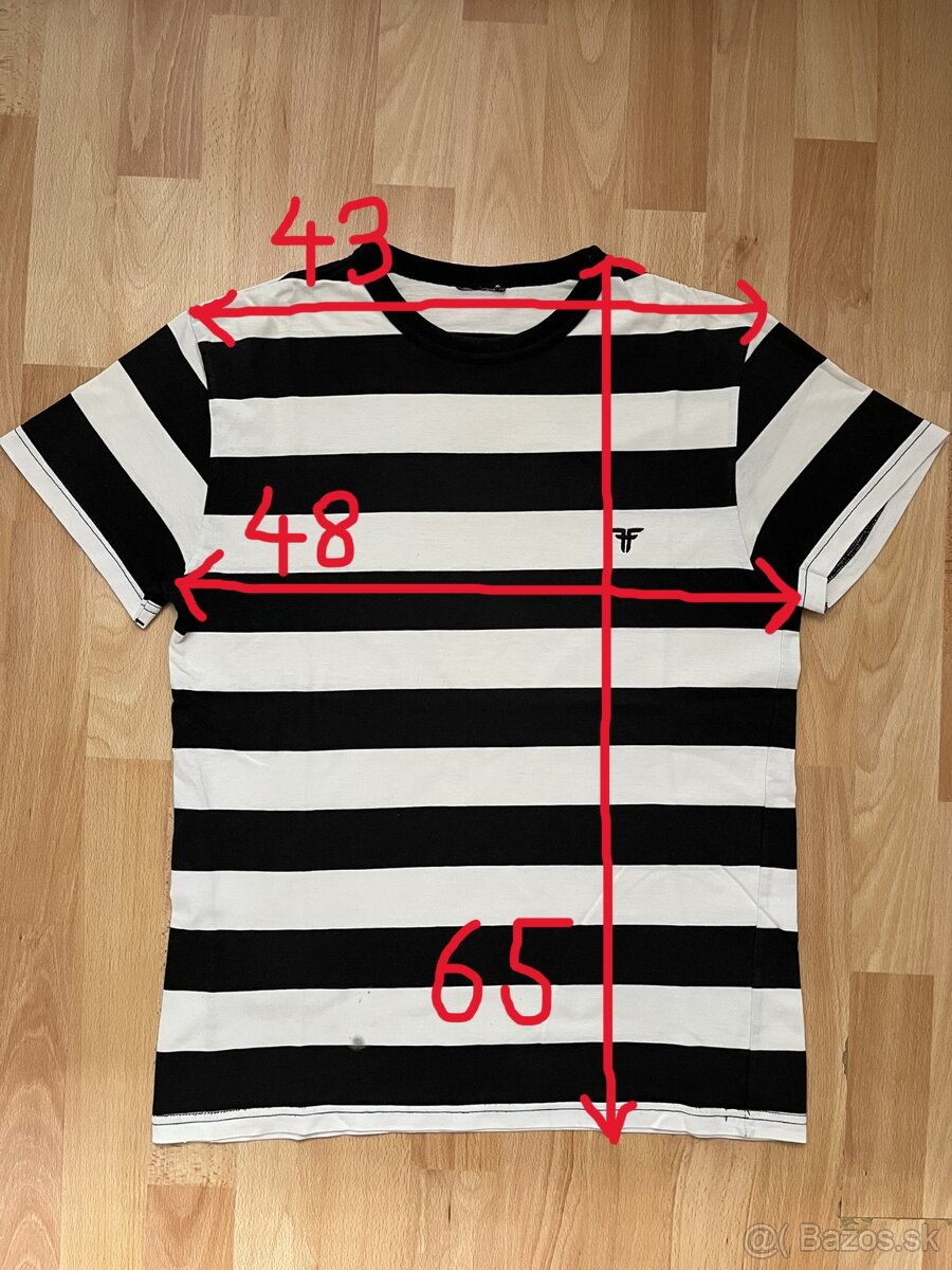 Pásikavé tričko Fallen Footwear S - 2