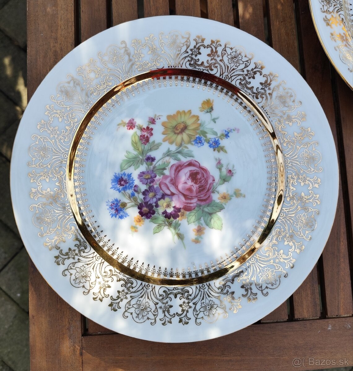 Starý porcelánový tanier - 2