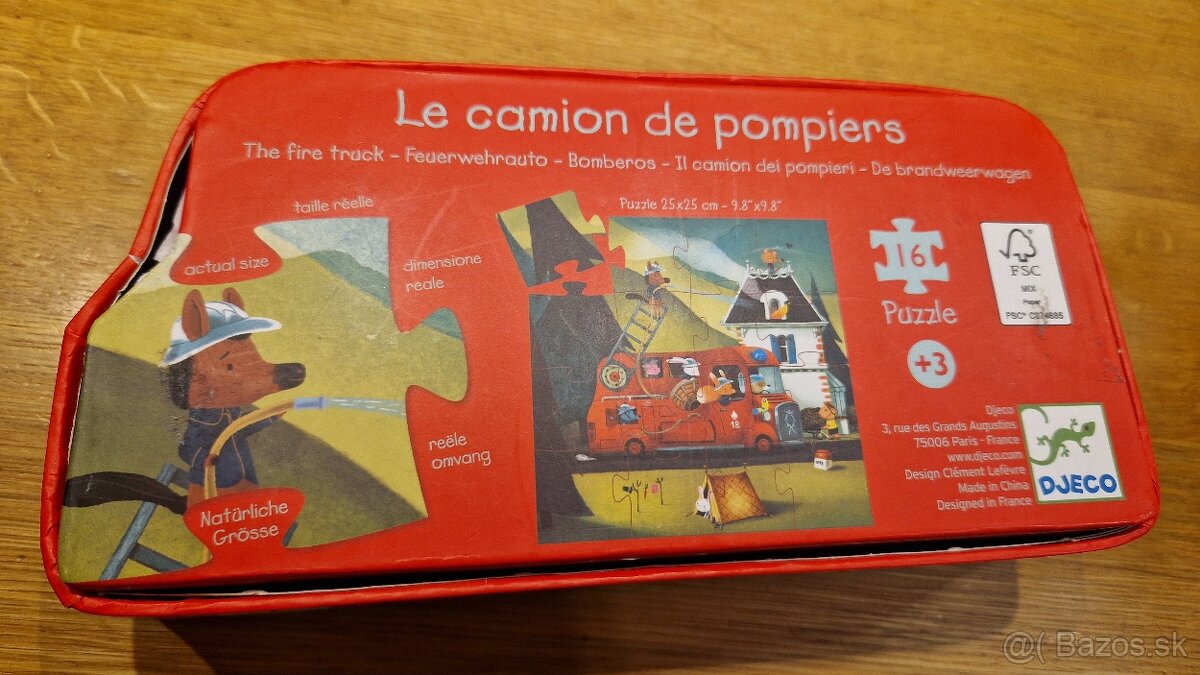 Puzzle hasiči Djeco 3+ - 2