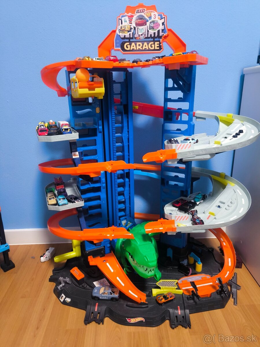 Hot Wheels City T-Rex Garáž - 2