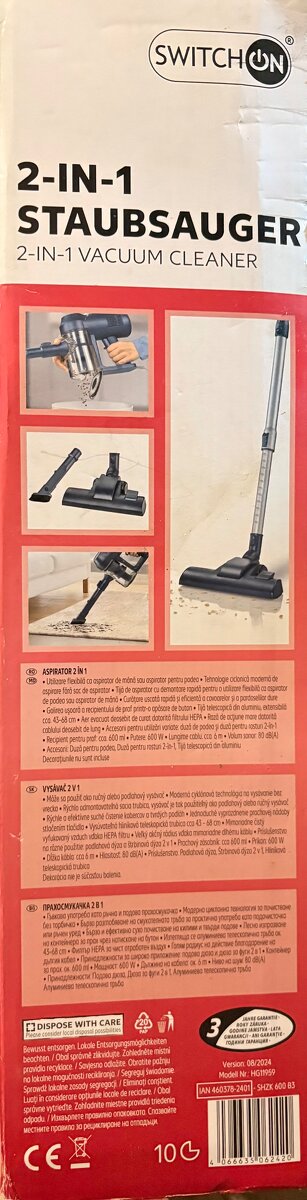 NOVÝ tyčový a ručný vysávač - 2