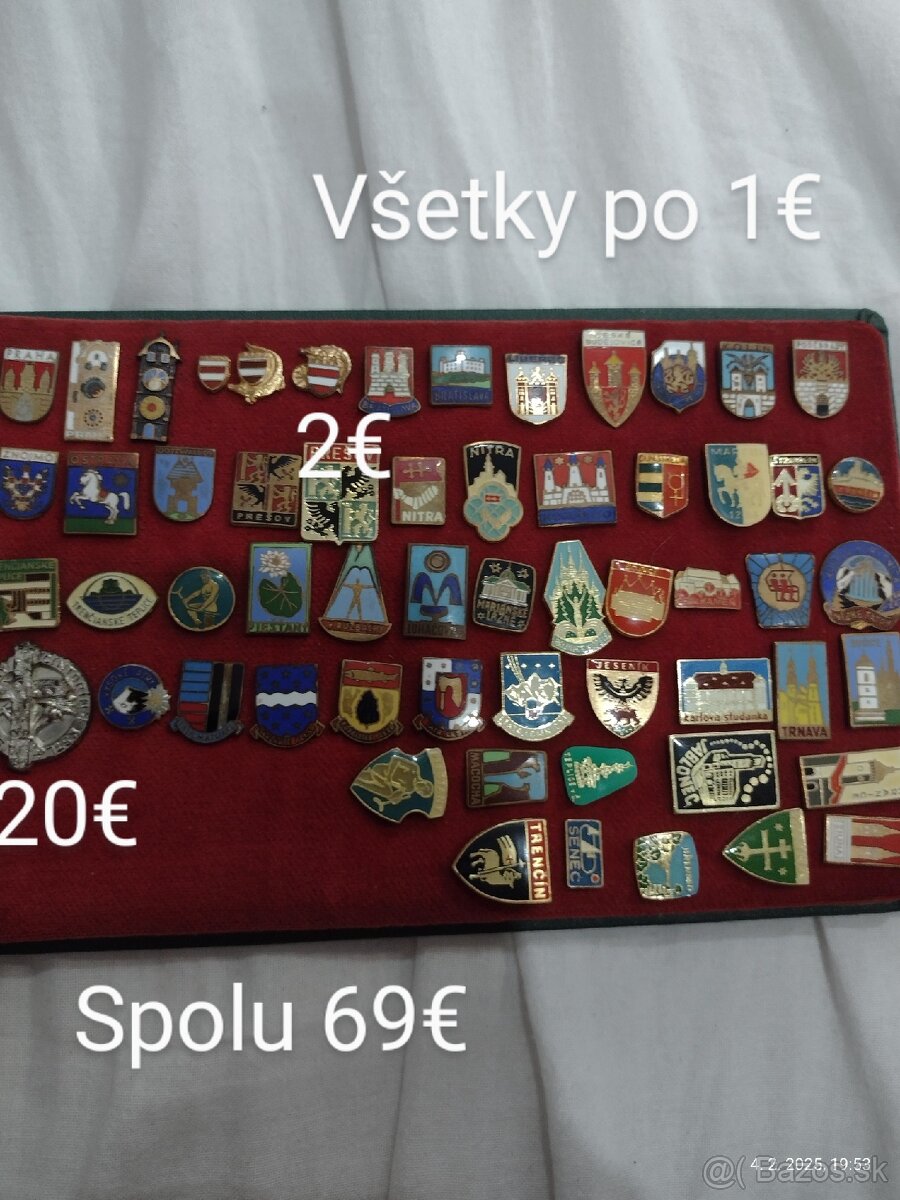 Predám odznaky cca1959 - 2