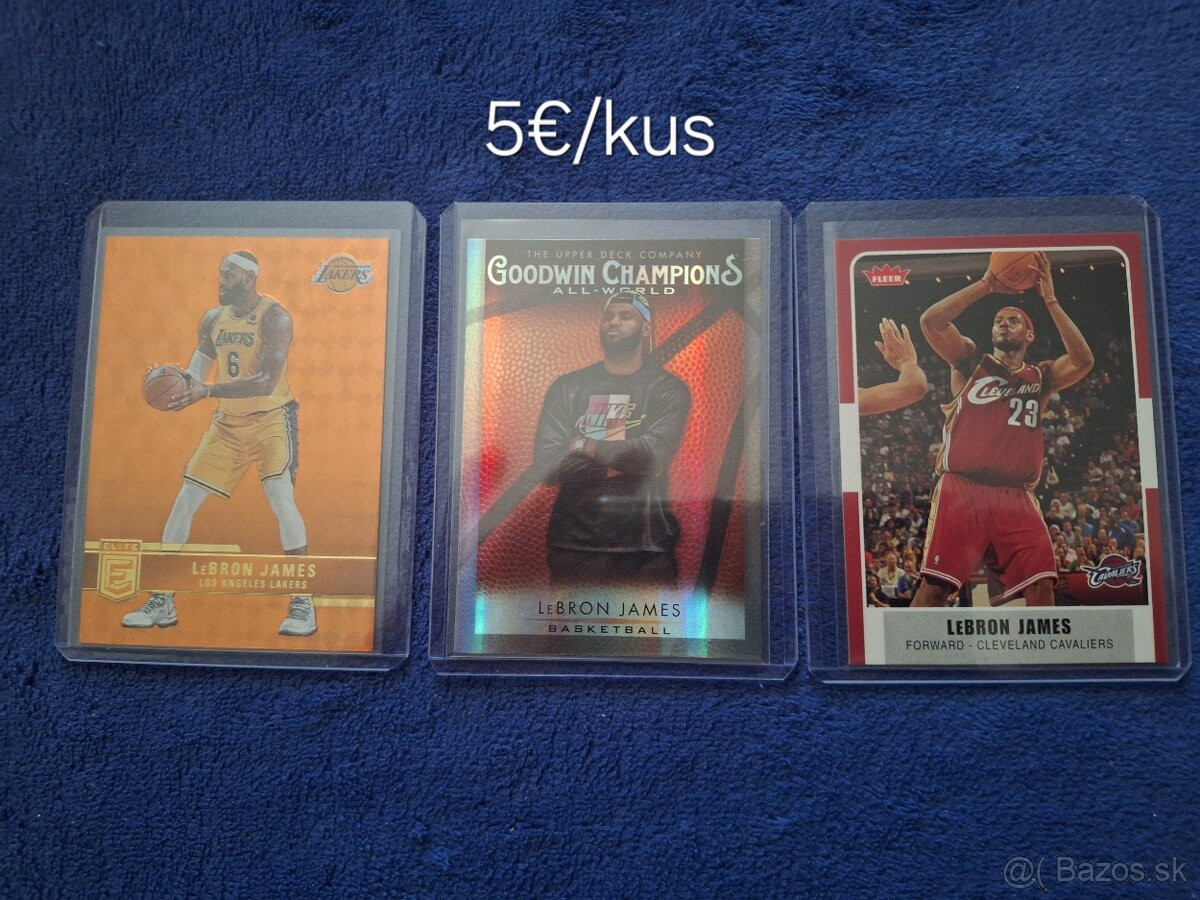 Lebron James nba kartičky - 2