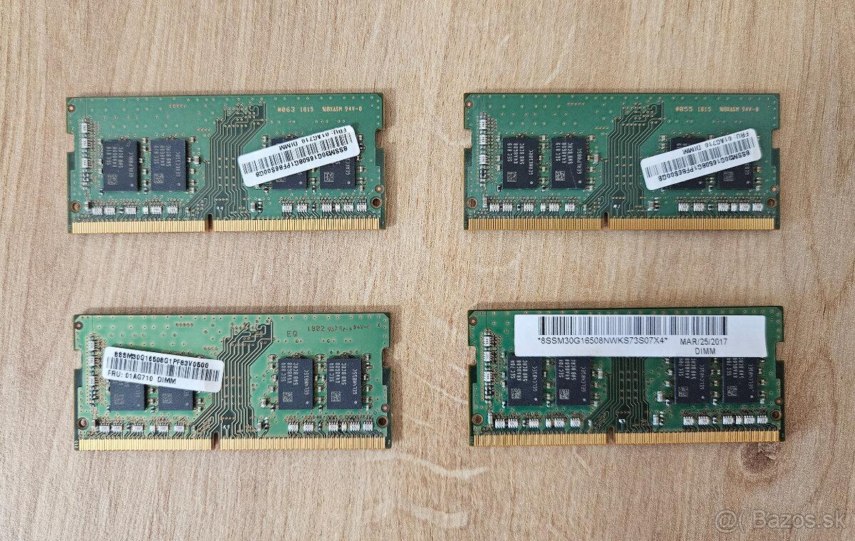 RAM DDR4 8GB (32GB Kit) Samsung do notebook-u - 2