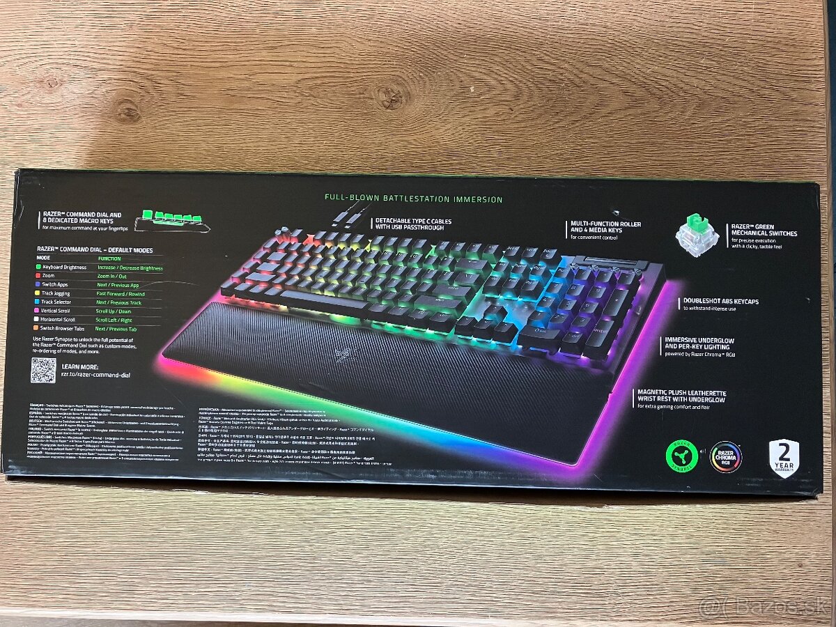 Klávesnica RAZER BlackWidow V4 pro - 2