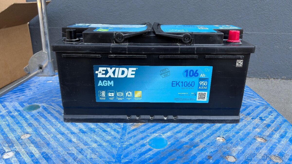 Predam batériu AGM EXIDE 106AH - 2