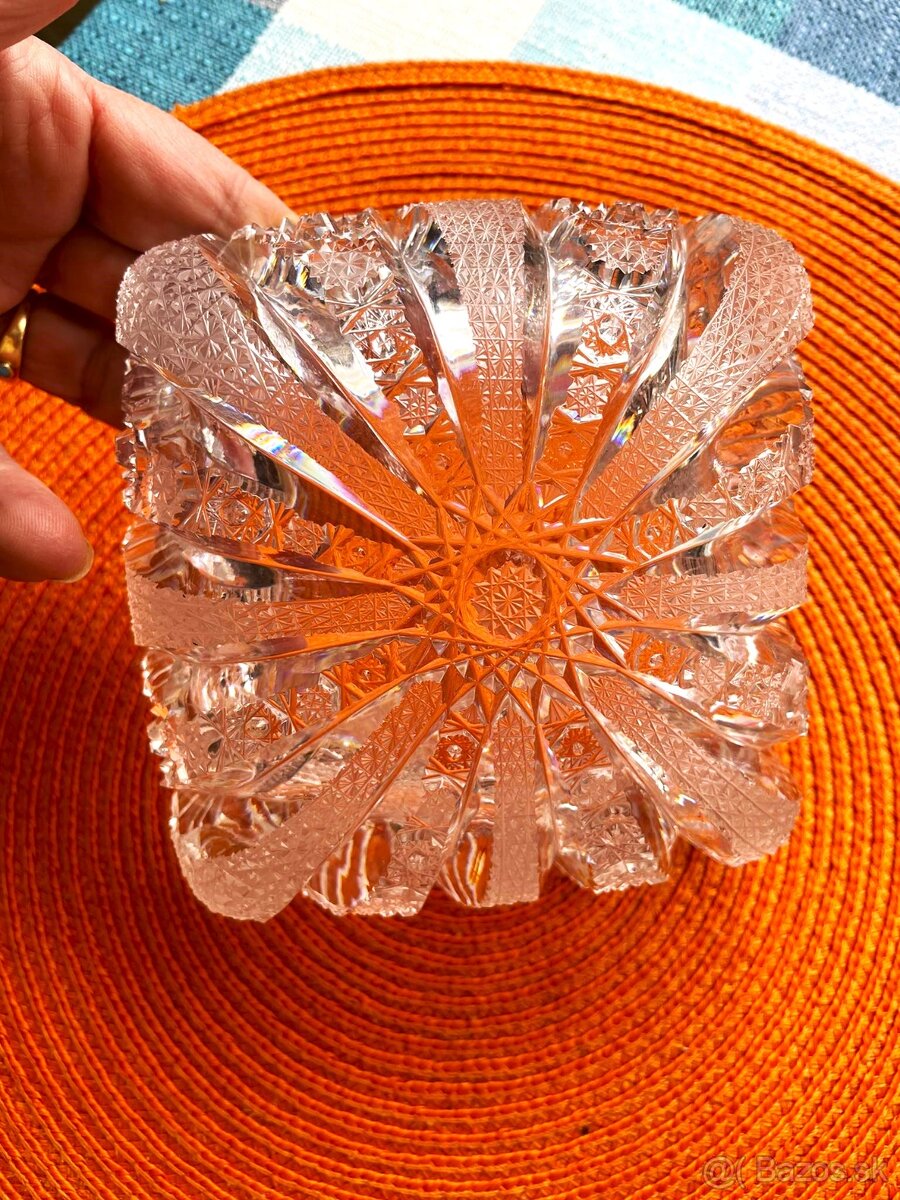Kryštálový popolník Bohemia crystal - 2
