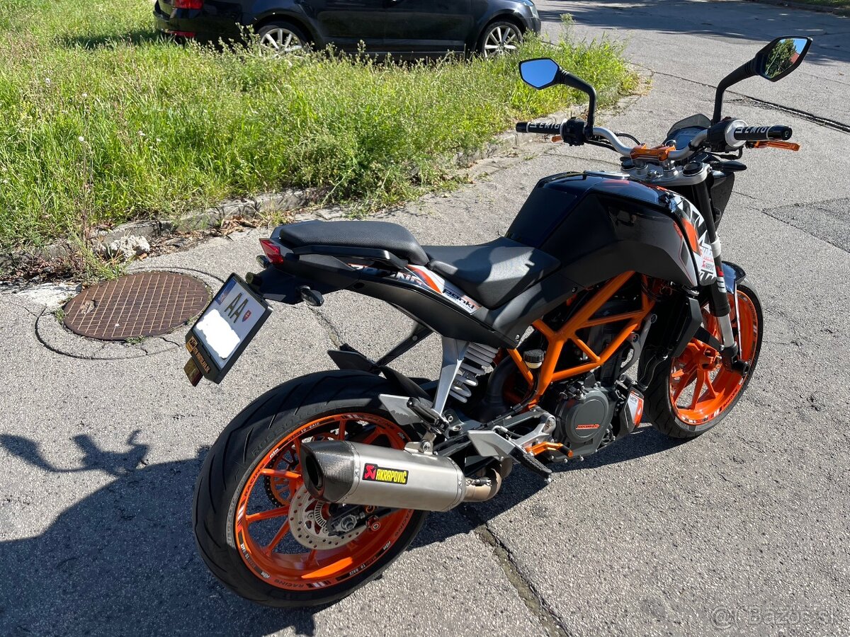 KTM DUKE 390 ABS 4430km 7/2016 Akrapovic - 2