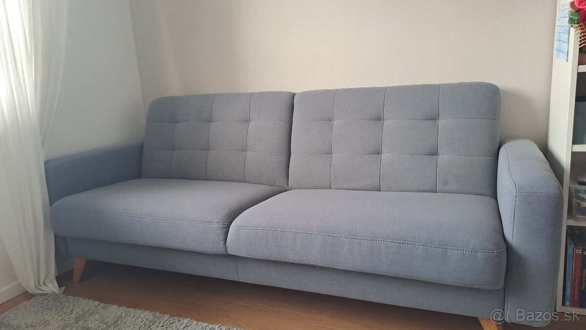 Rozkladacia pohovka svetlosivá - 2