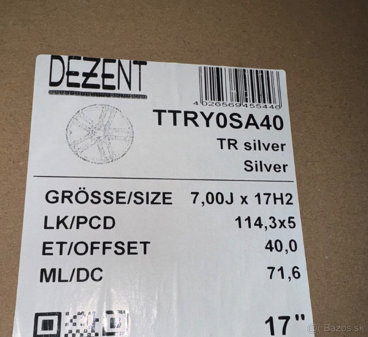 Hliníkové disky 5x114,3 - 2