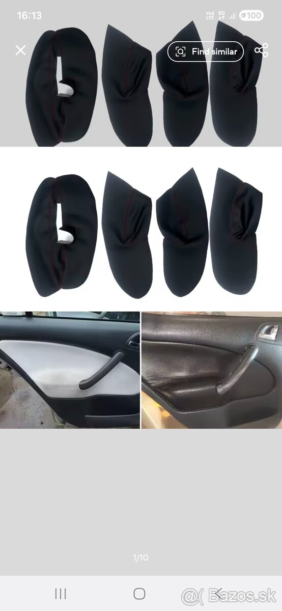 Kožené čalúnenie dverí Octavia 1 - 2