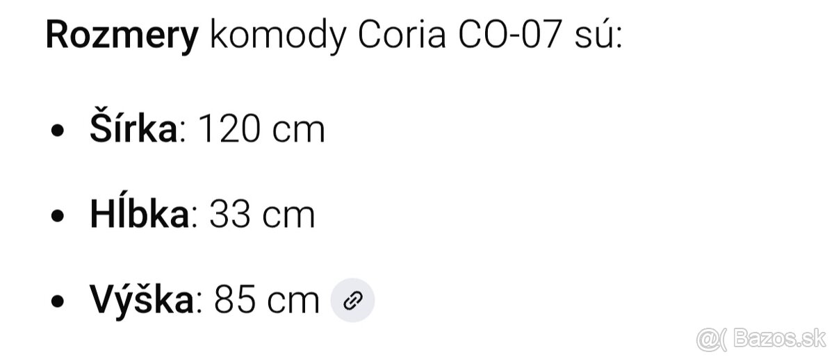 Na predaj Úplne Nová komoda. - 2