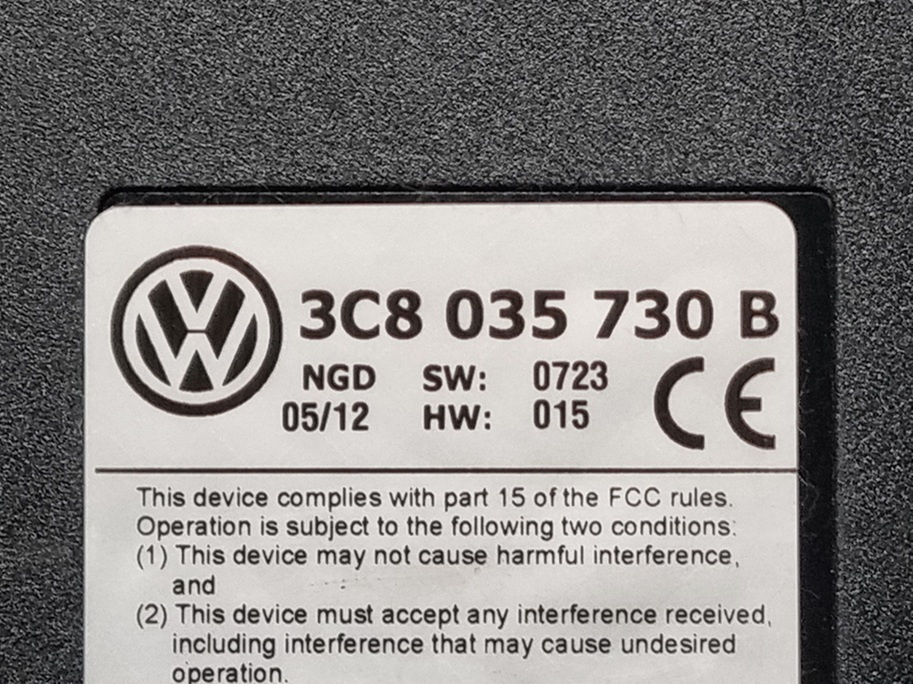 3C8035730B Bluetooth Handsfree Riadiaca Jednotka - 2