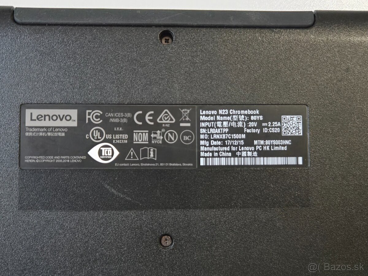 Notebook Lenovo N23 - 2