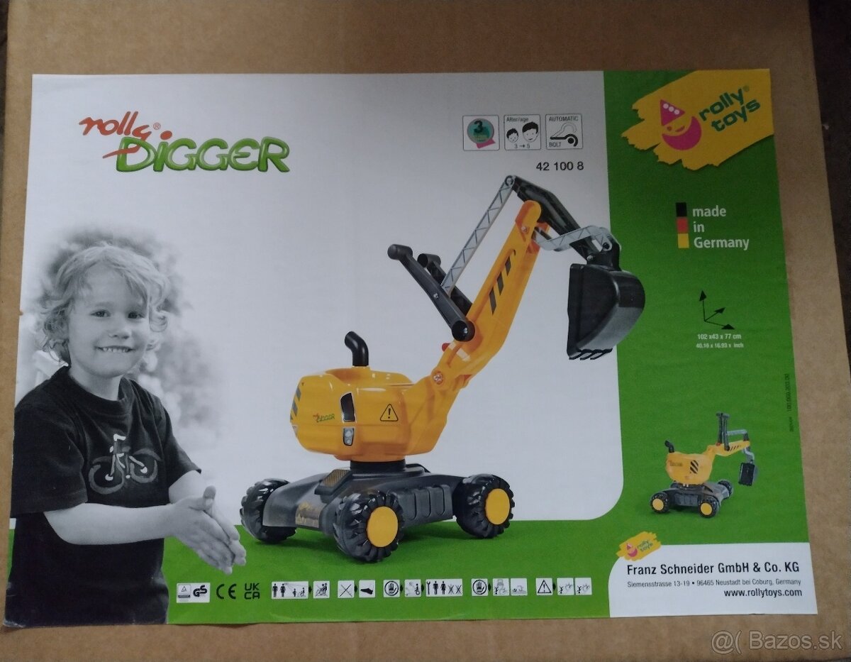 Veľký bager pre deti - 2