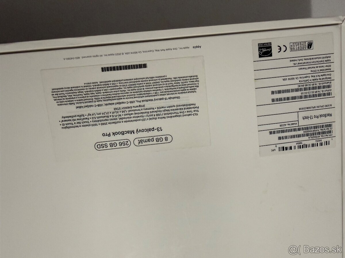 Krabica macbook pro m1 13 - 2