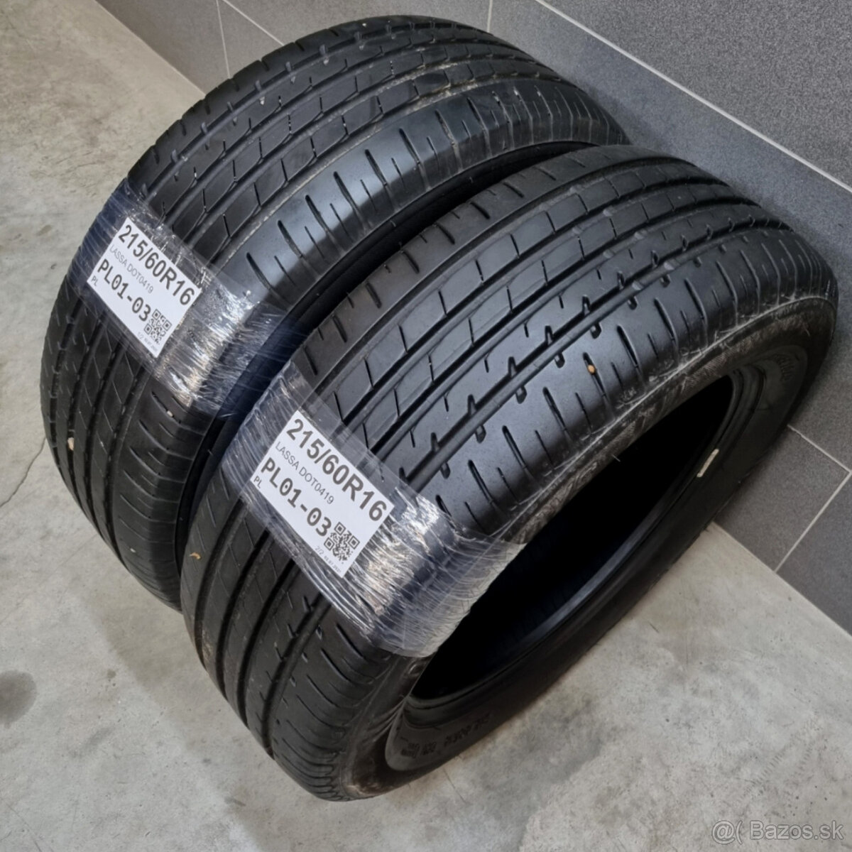 Letné pneumatiky 215/60 R16 LASSA - 2
