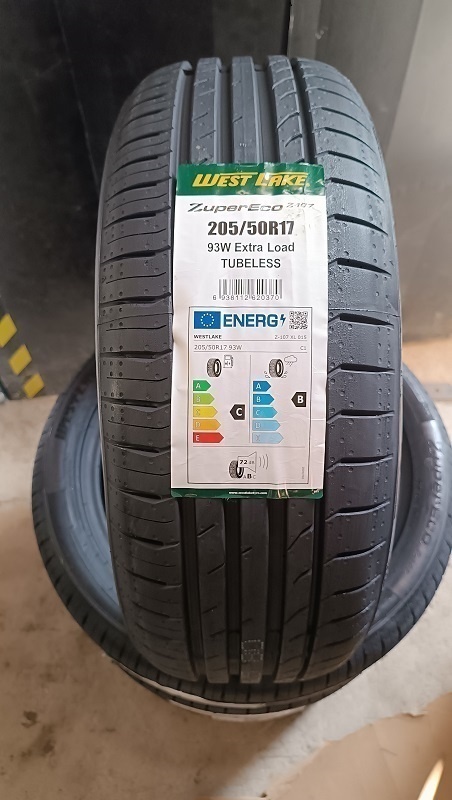 205/50 R17 letné pneumatiky 2026 - 2