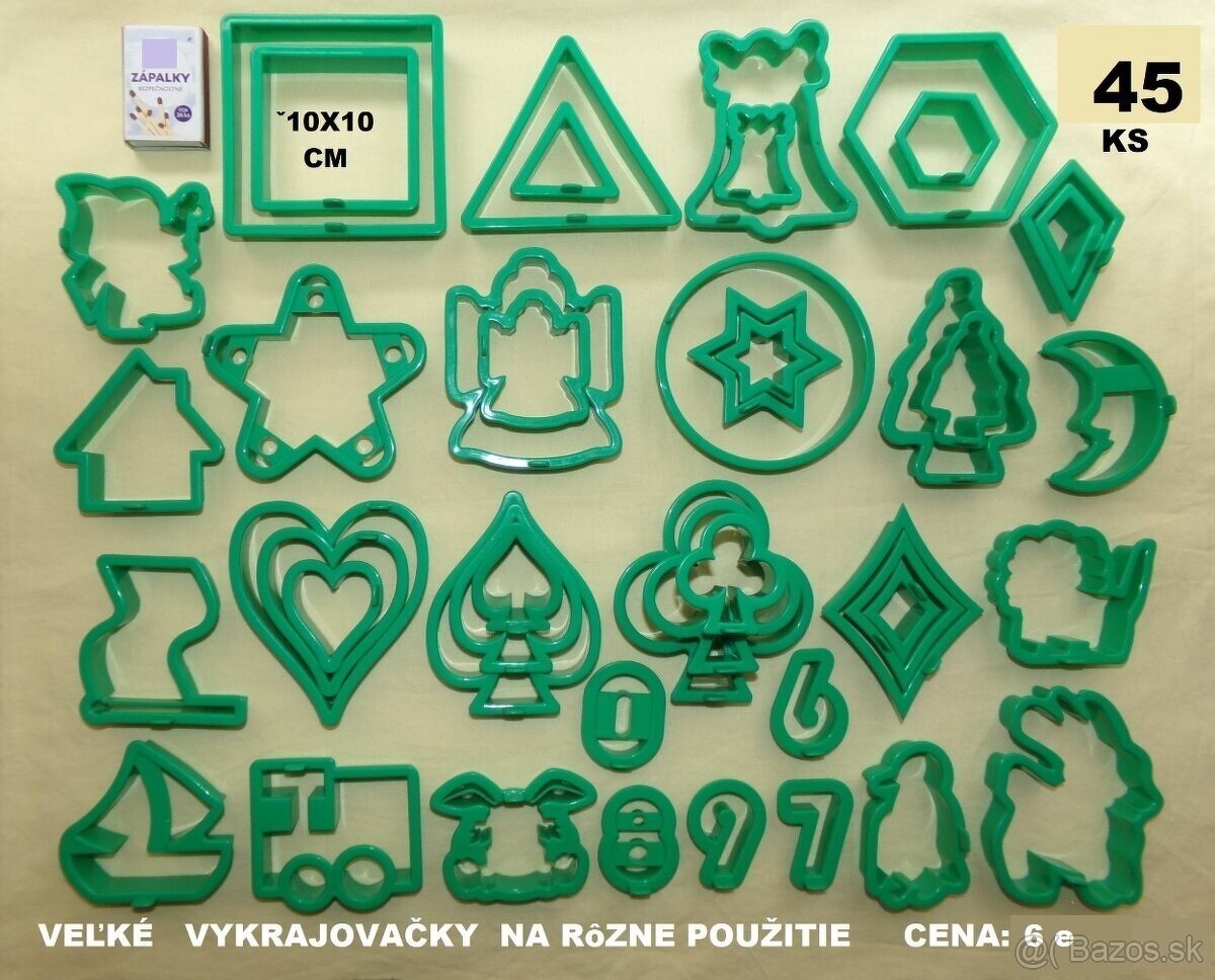 FORMIČKY vykrajovačky, úliky, na pirohy atď. - 2