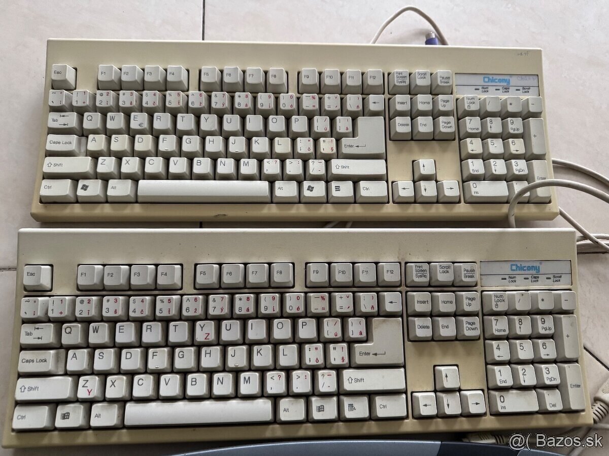 Chicony klávesnice KB-2961 (2 ks) + Delux K7005RF - 2