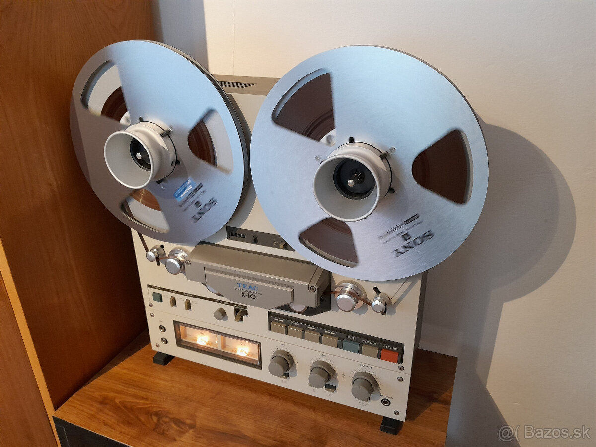 Kotúčový magnetofón TEAC X-10 s príslušenstvom - 2