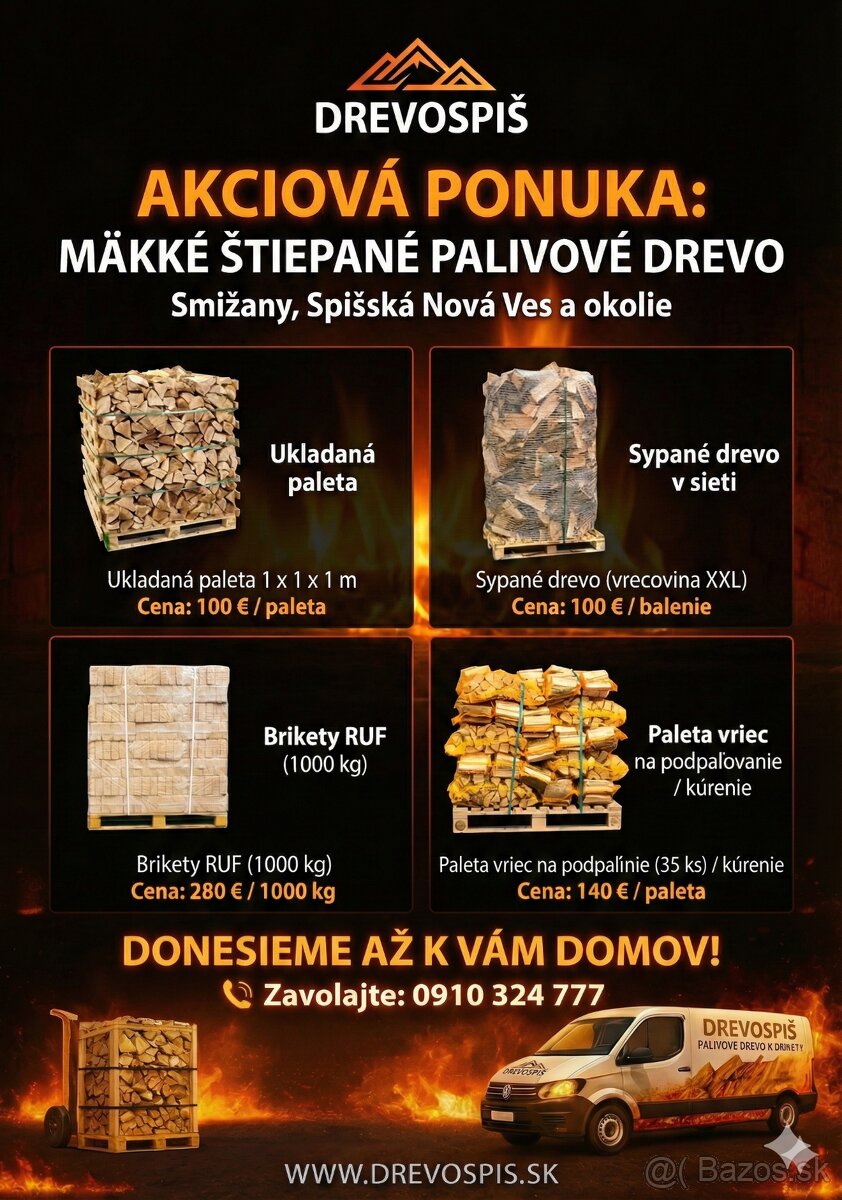 Ukladané mäkké drevo na palete – NAJLACNEJŠIE ŠIROKO ĎALEKO - 2