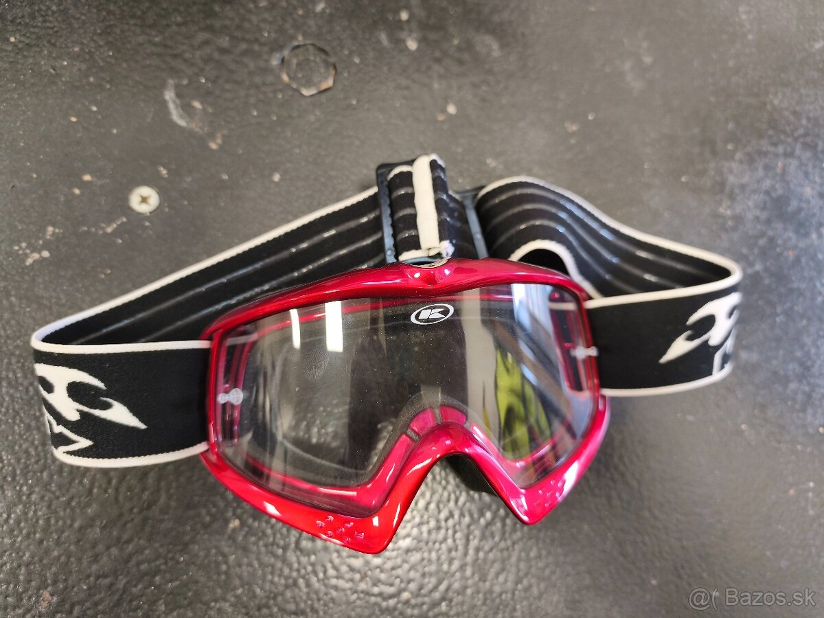 Okuliare Kenny mx detské transparentné - 2