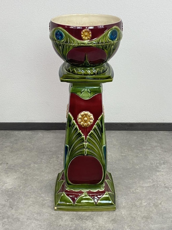 Secesný stojan na kvety - 2