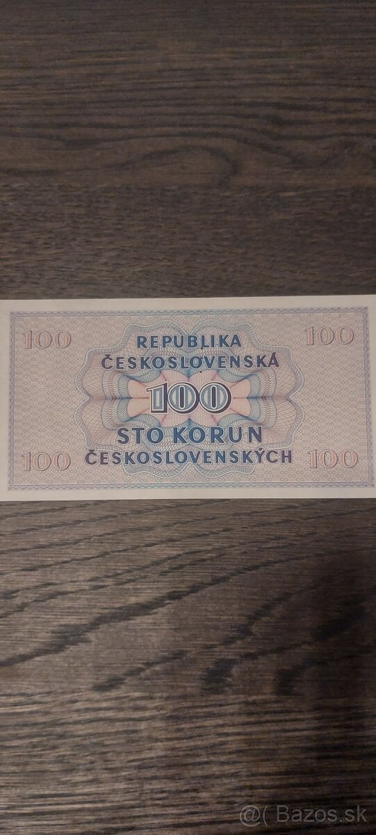 Československa bankovka - 2
