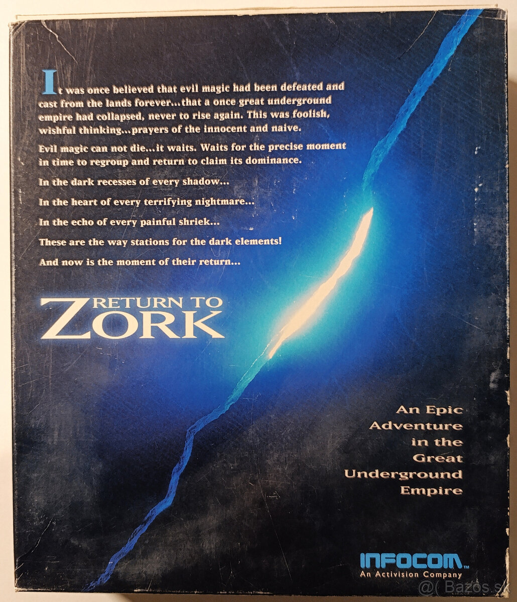 PREDÁM KLASIKU-RETURN TO ZORK 1993 - 2