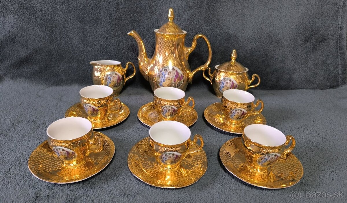 porcelánový prémiový servis na kávu - 2