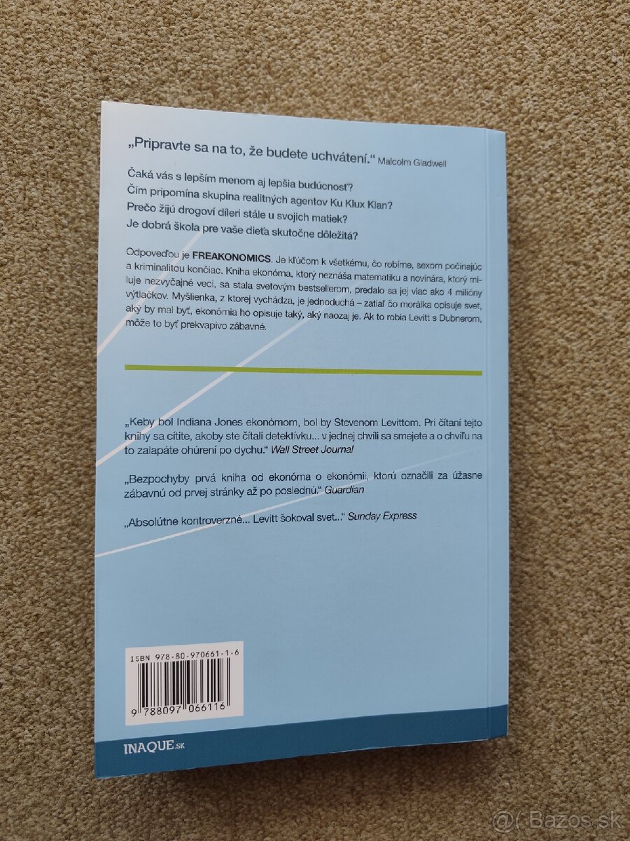 Kniha Freakonomics - 2