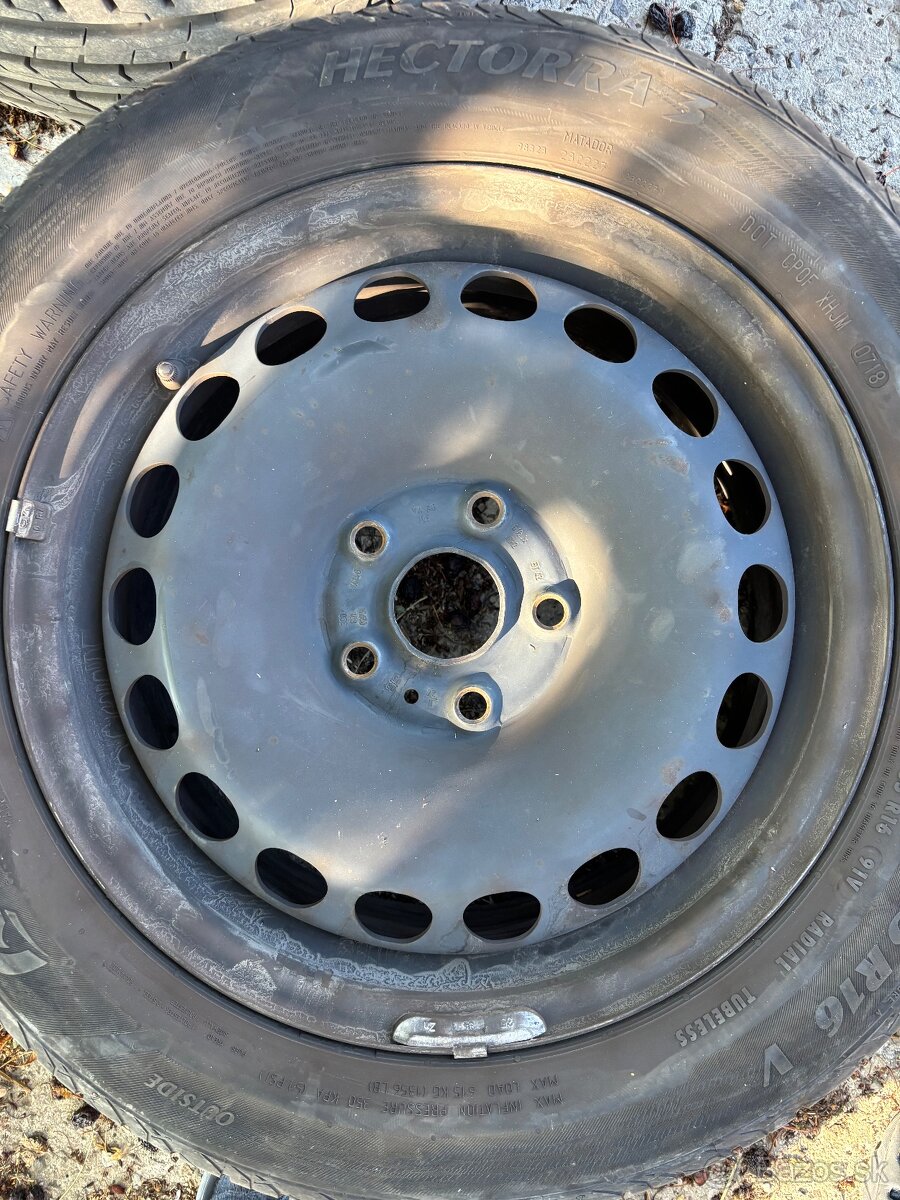 Letne pneu 205/55 R16 na diskoch - 2