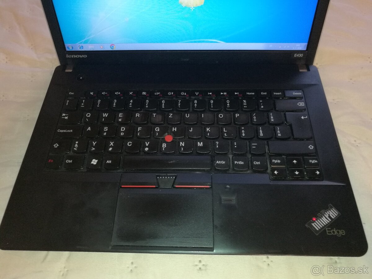 Lenovo E430. 14,0“ LED. Windows 7 PRO licenčný. SSD 20GB. - 2