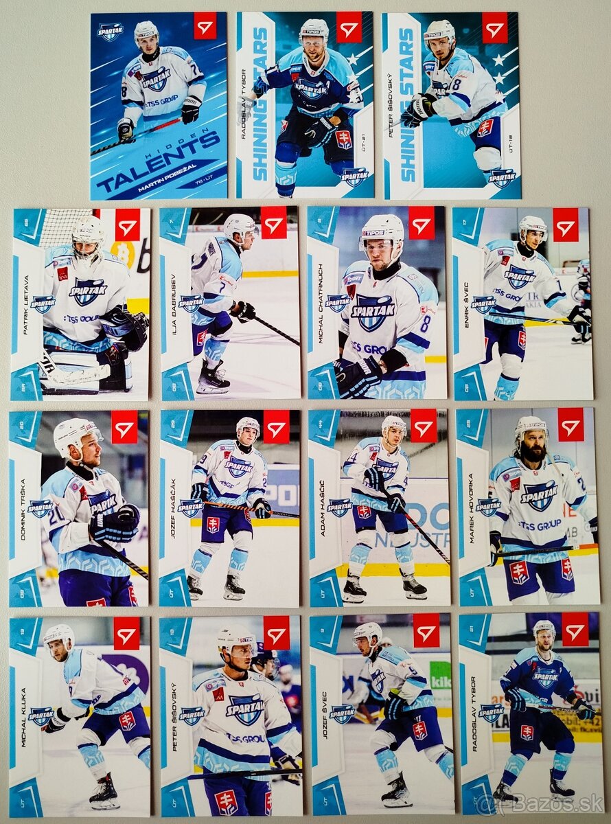 Hokejové kartičky SLOVENSKÁ HOKEJOVÁ LIGA 24/25 TÍMOVÉ SETY - 2