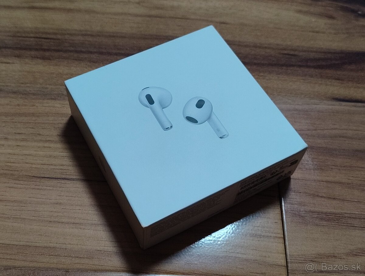 Airpods 3 (Úplne nové/ nerozbalené bt. slúchadla zn. Apple) - 2