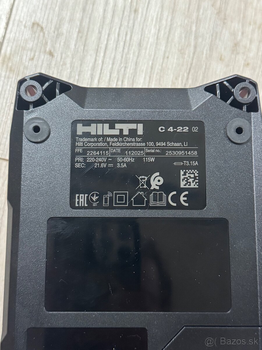 Hilti nuron nabíjačka 22V - 2