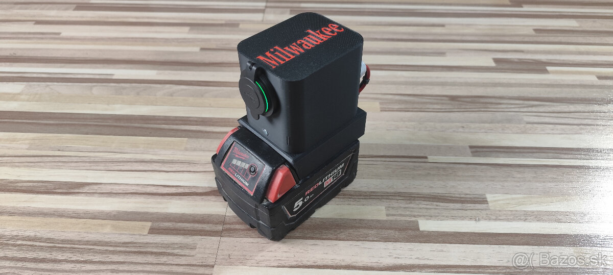 USB nabíjací adapter na batériu Milwaukee M18 - 2