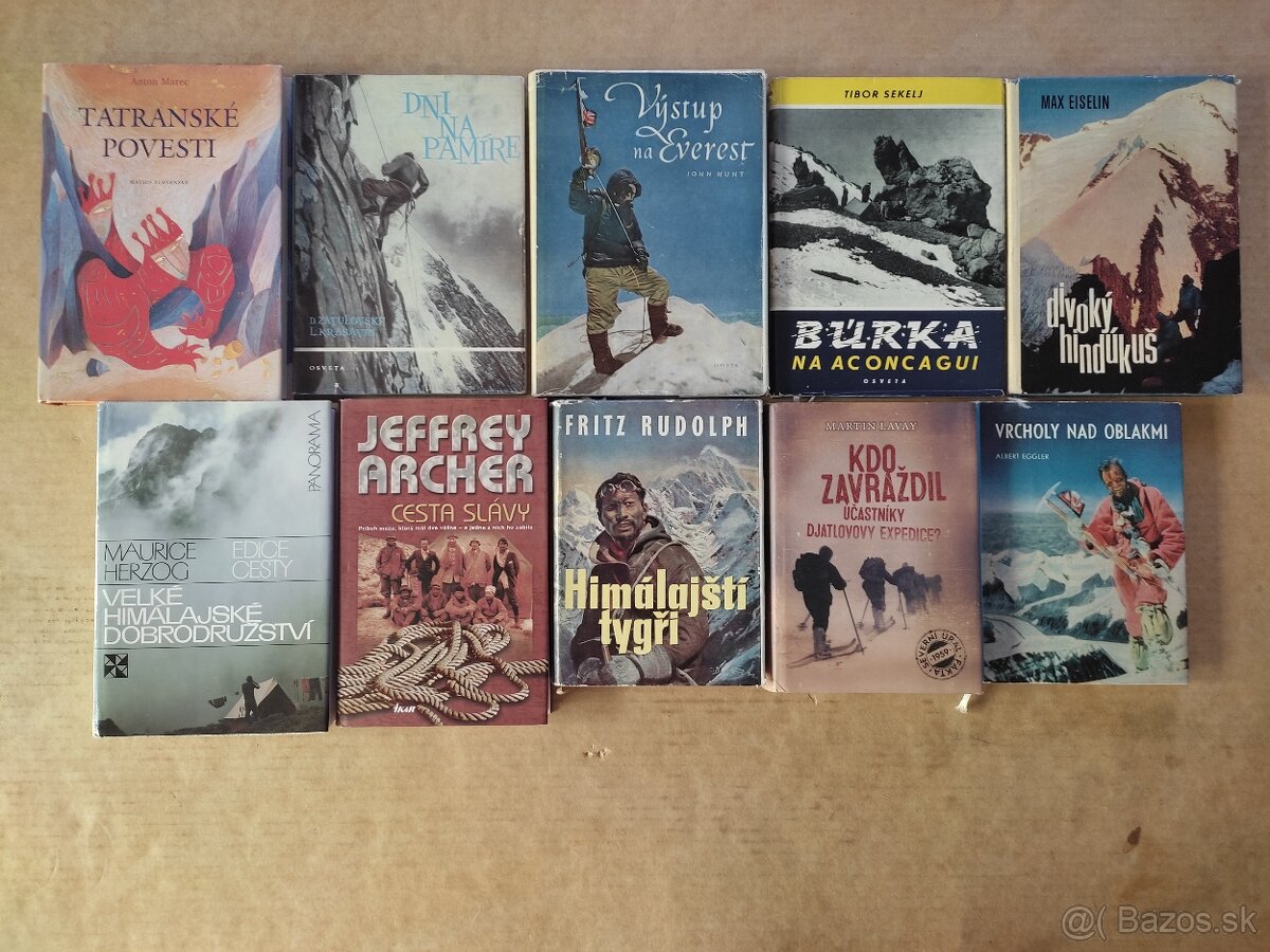 Knihy Horolezectvo, miestopis a iné 1. - 2