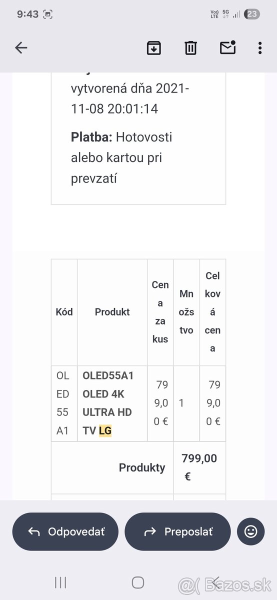 55' OLED televízor - 4K ULTRA HD TV LG - 2