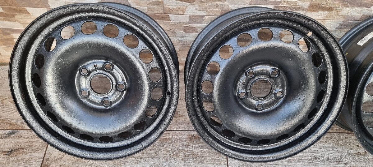 Predám plechove disky 5x112r16 et42 J6,5 - - 2