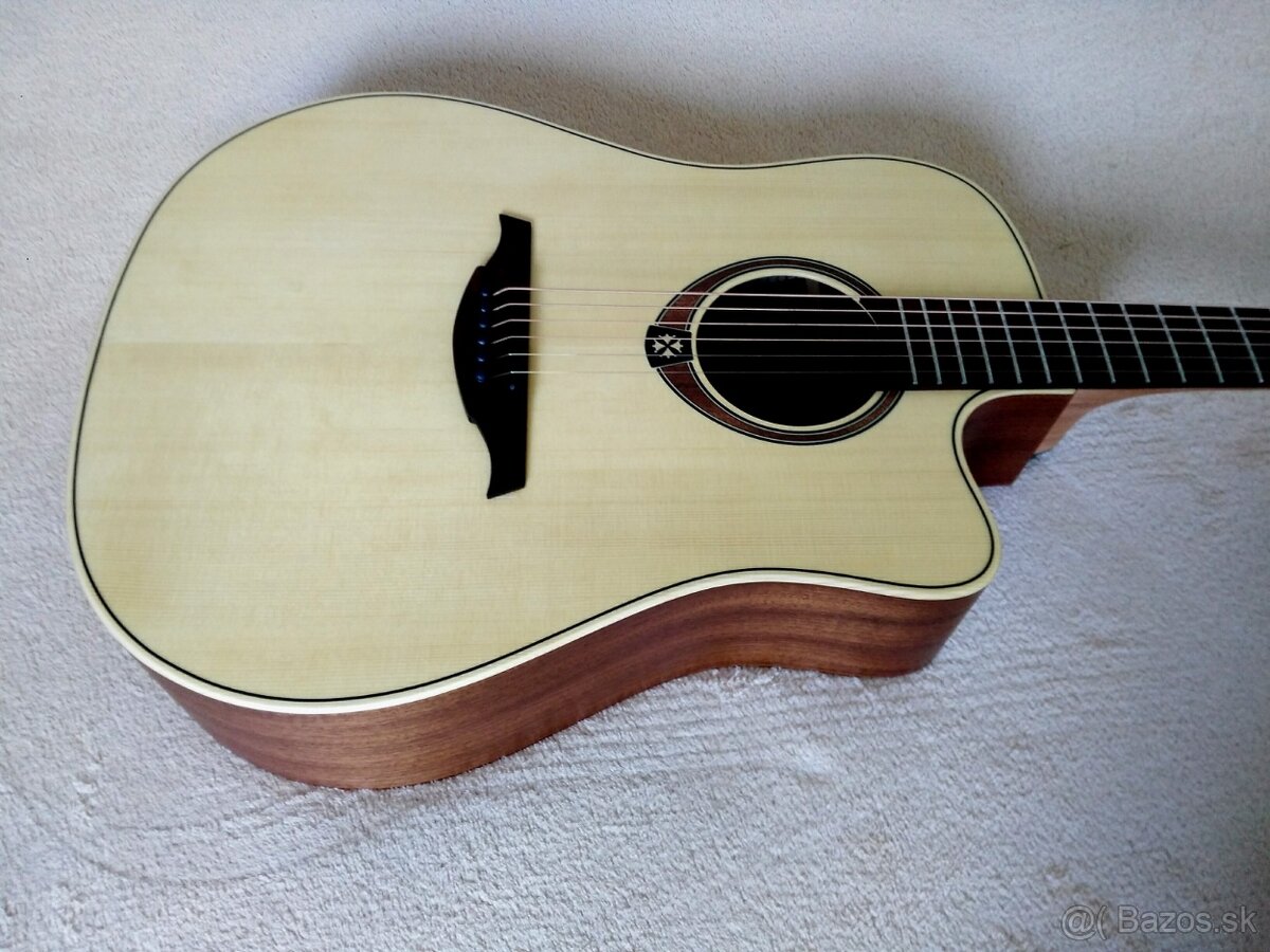 Predam akusticku gitaru LAG T70DC. - 2