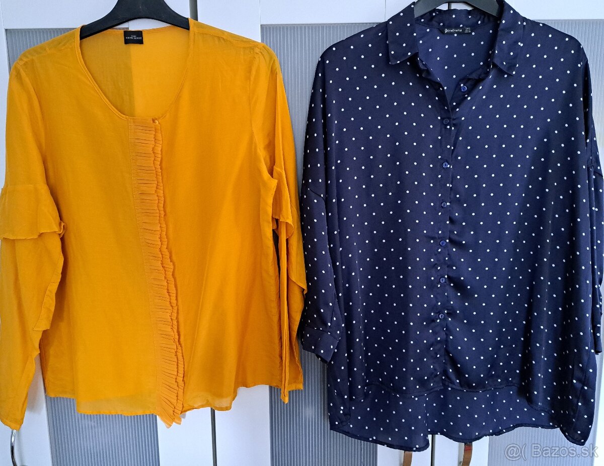 Bluzky velkost 38 a 40, - 2