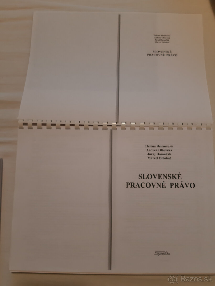 Právnická literatúra, zákony, učebnice - 2