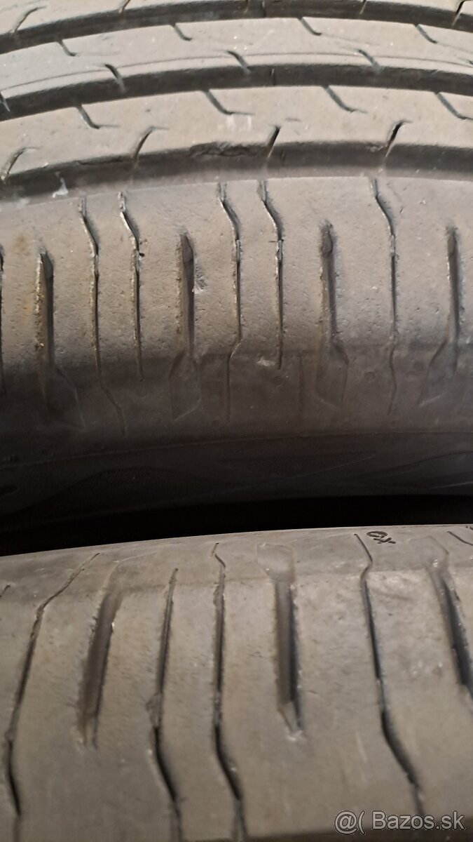Predám 4ks jazdené letné 225/60r17-99V Continental - 2