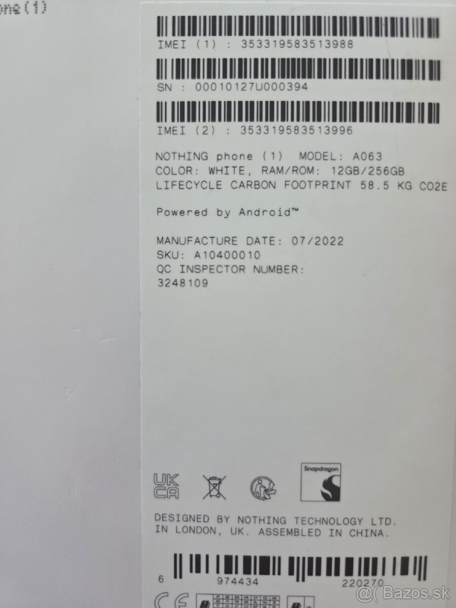 Nothing Phone 1 (12GB RAM + 256GB) - 2