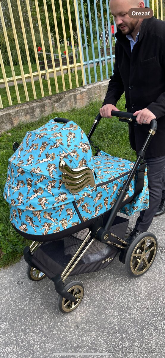 Vanička Jeremy Scott Cherub Blue pre E-priam a Priam - 2