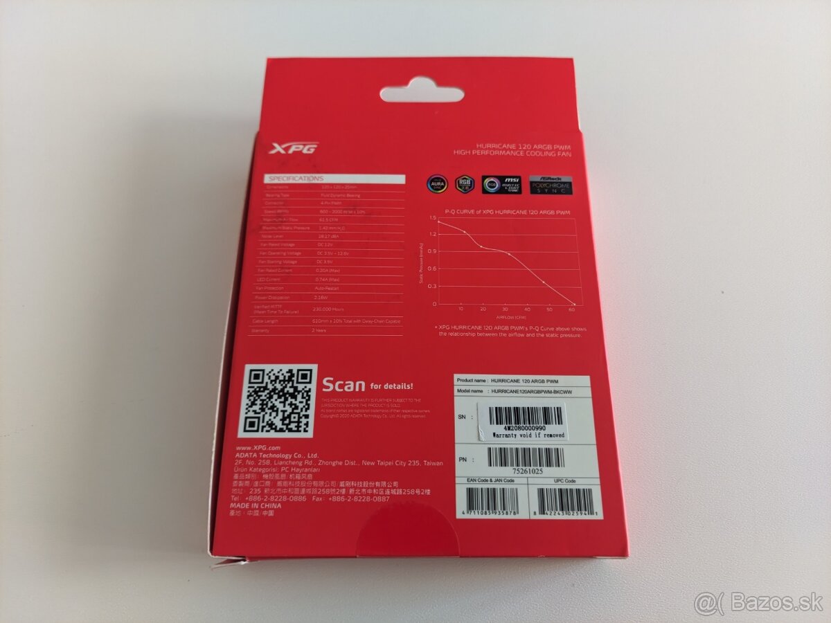 ADATA XPG HURRICANE 120 ARGB PWM, 120x120mm - 2