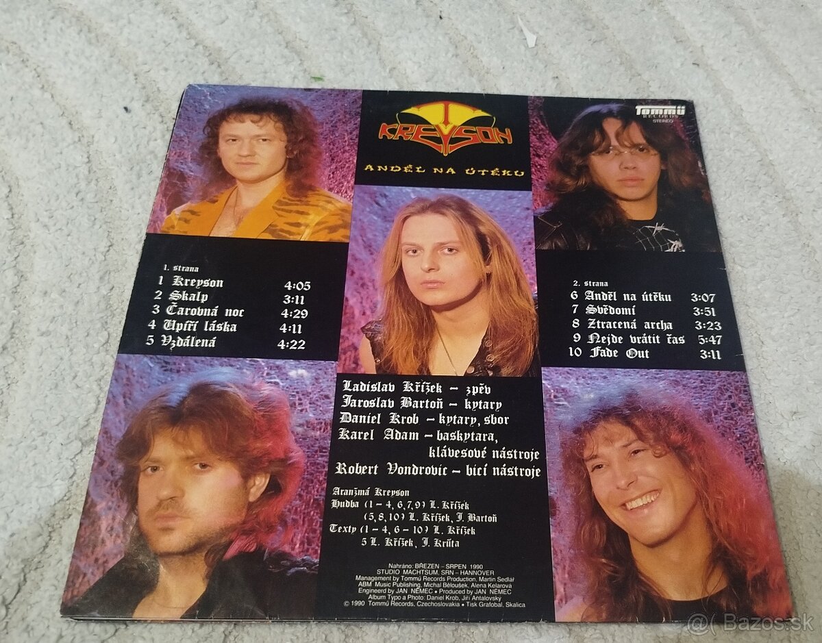 Predám LP Kreyson - Andel na uteku - 2